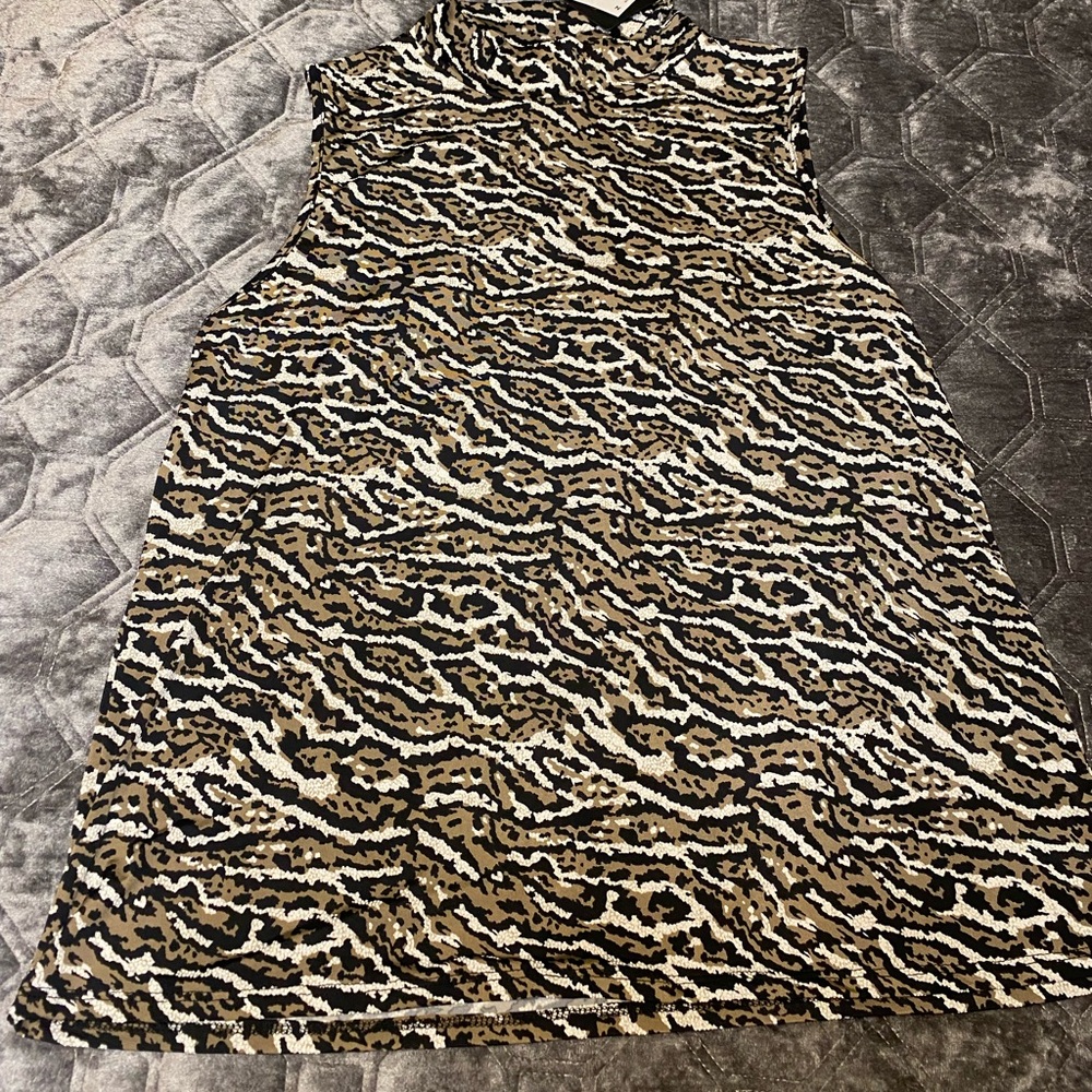 Expresso Animal Print Tank Top
